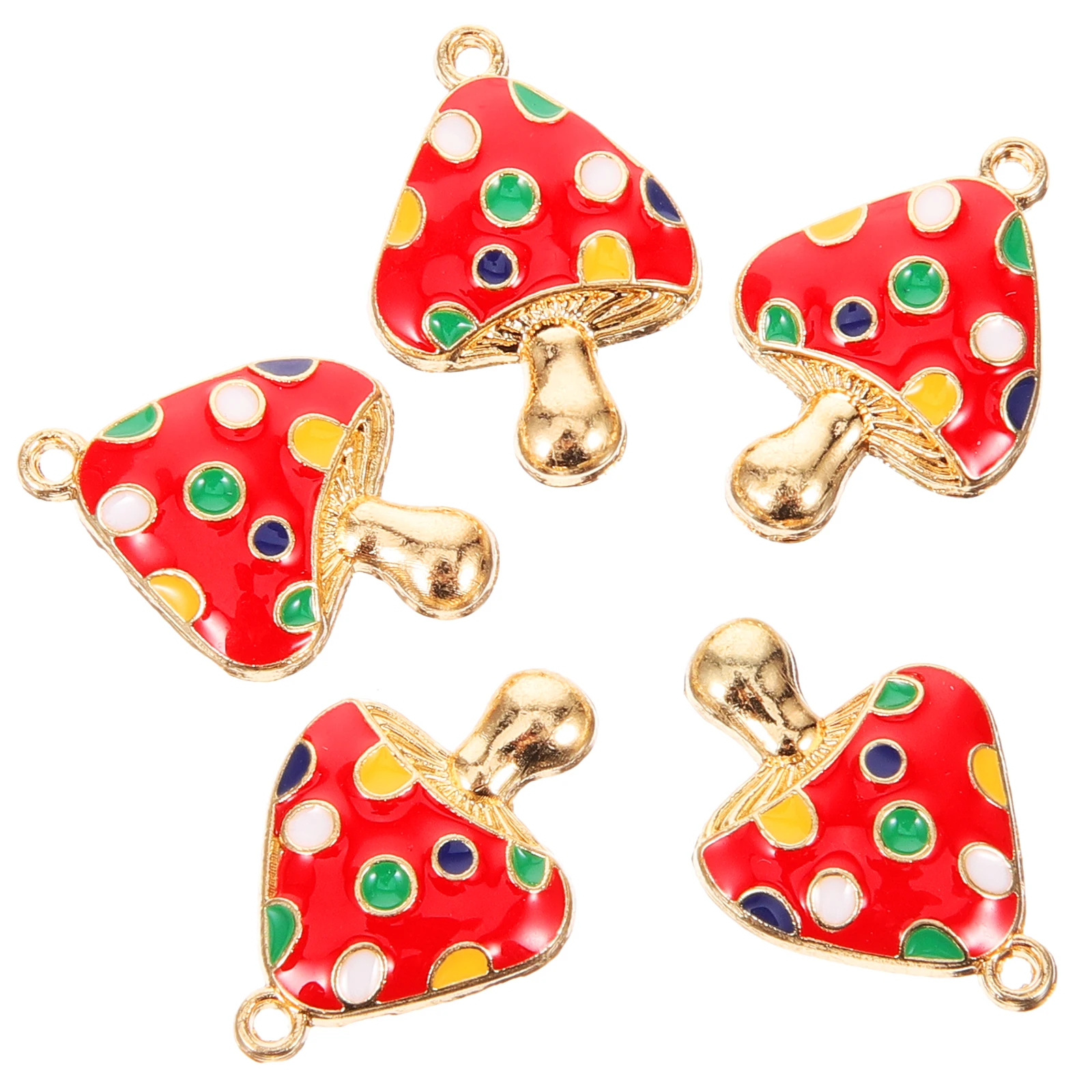 10pcs Red 3D Mushroom Alloy Pendant DIY Necklace Bracelet Keychain Craft Project Mini Charms Metal Pendants Jewelry Making 
10pcs Red 3D Mushroom Alloy Pendant DIY Necklace Bracelet Keychain Craft Project Mini Charms Metal Pendants Jewelry Making