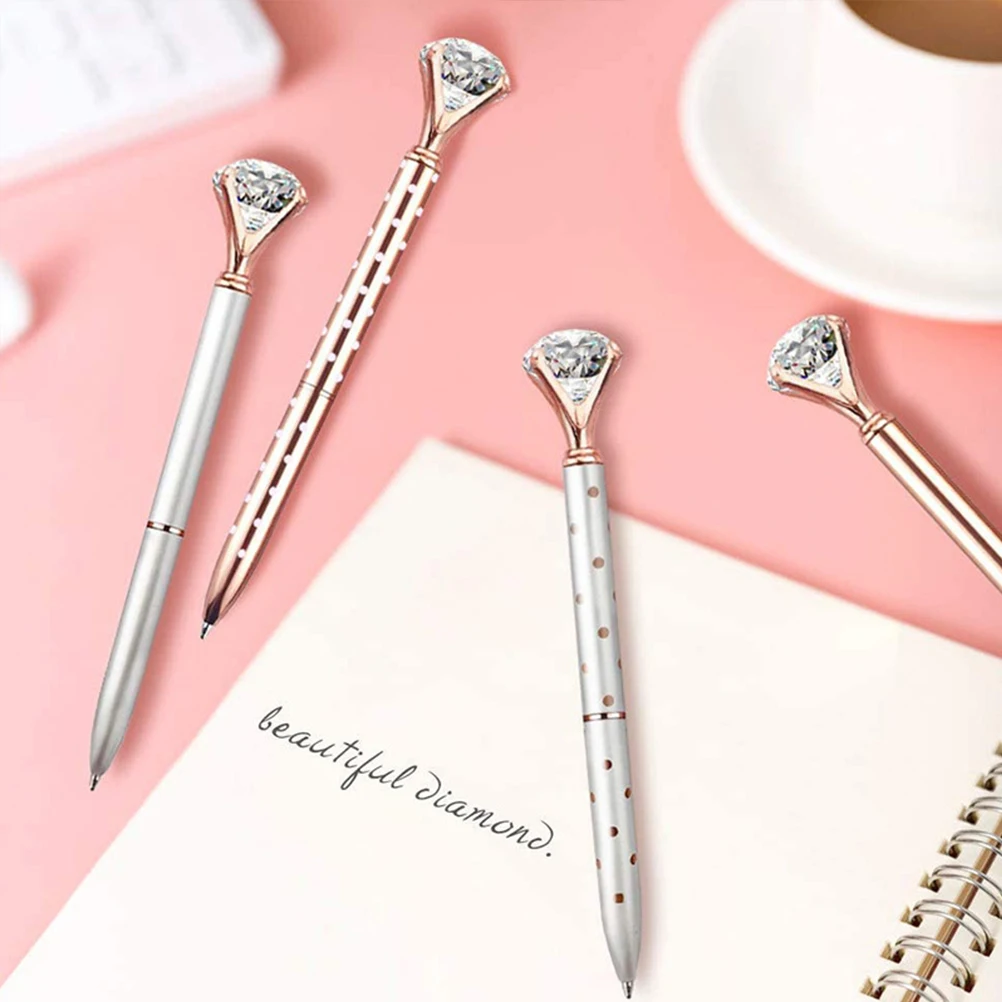 4Pcs Smooth Writing Ballpoint Pens Diamond Shape Set Metal Office School Decorative Gift Diamond Pens Novelty Pen
4Pcs Smooth Writing Ballpoint Pens Diamond Shape Set Metal Office School Decorative Gift Diamond Pens Novelty Pen