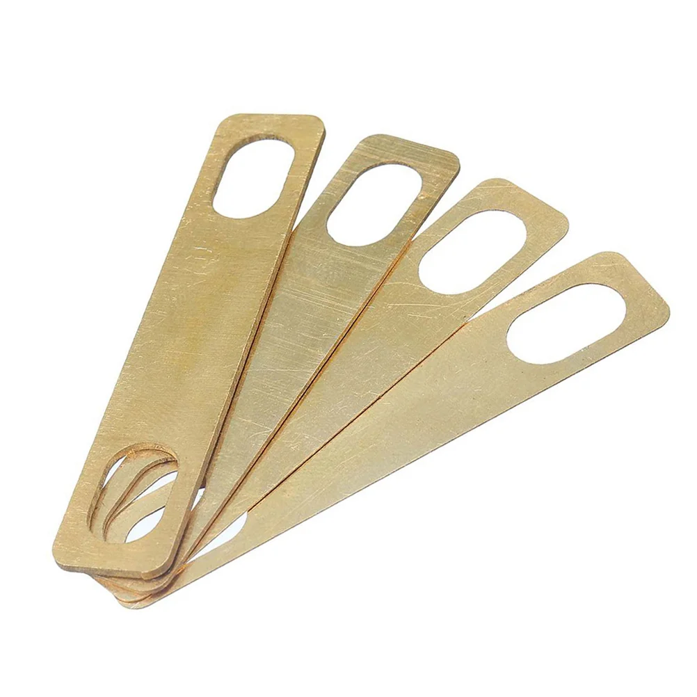 4 Pcs Guitar Neck Gasket Durable Shims Accessories for Thickness Brass Metal Supplies
4 Pcs Guitar Neck Gasket Durable Shims Accessories for Thickness Brass Metal Supplies