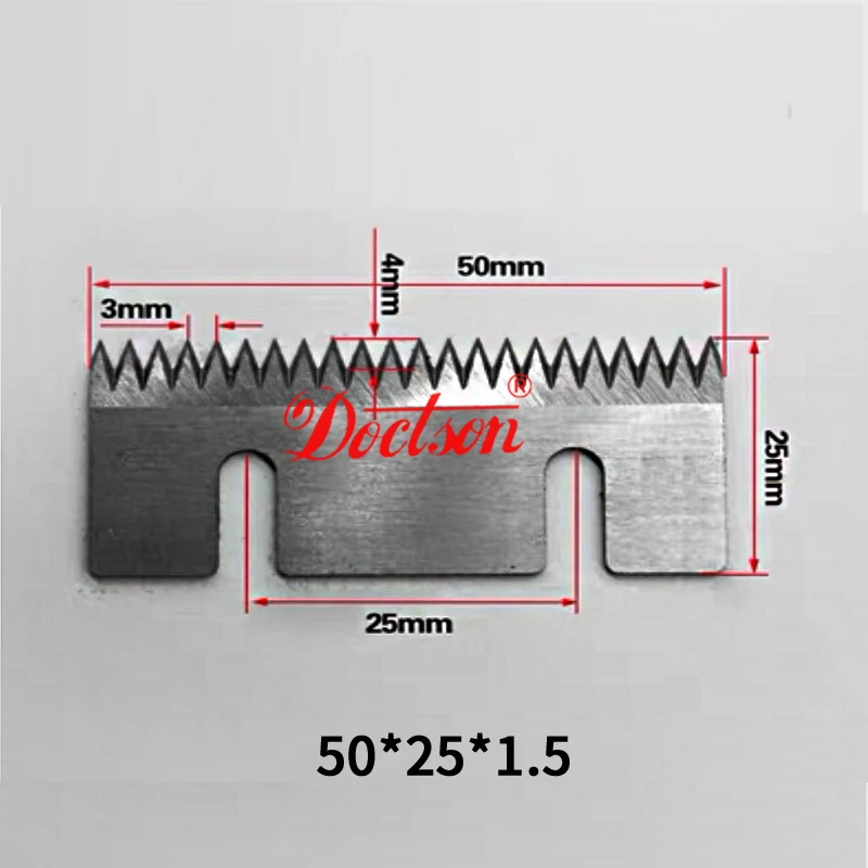 Hot Sale 10PCS Food Sealing Packing Machine Zigzag Serrated Blade Packaging Machinery Parts Customized
Hot Sale 10PCS Food Sealing Packing Machine Zigzag Serrated Blade Packaging Machinery Parts Customized