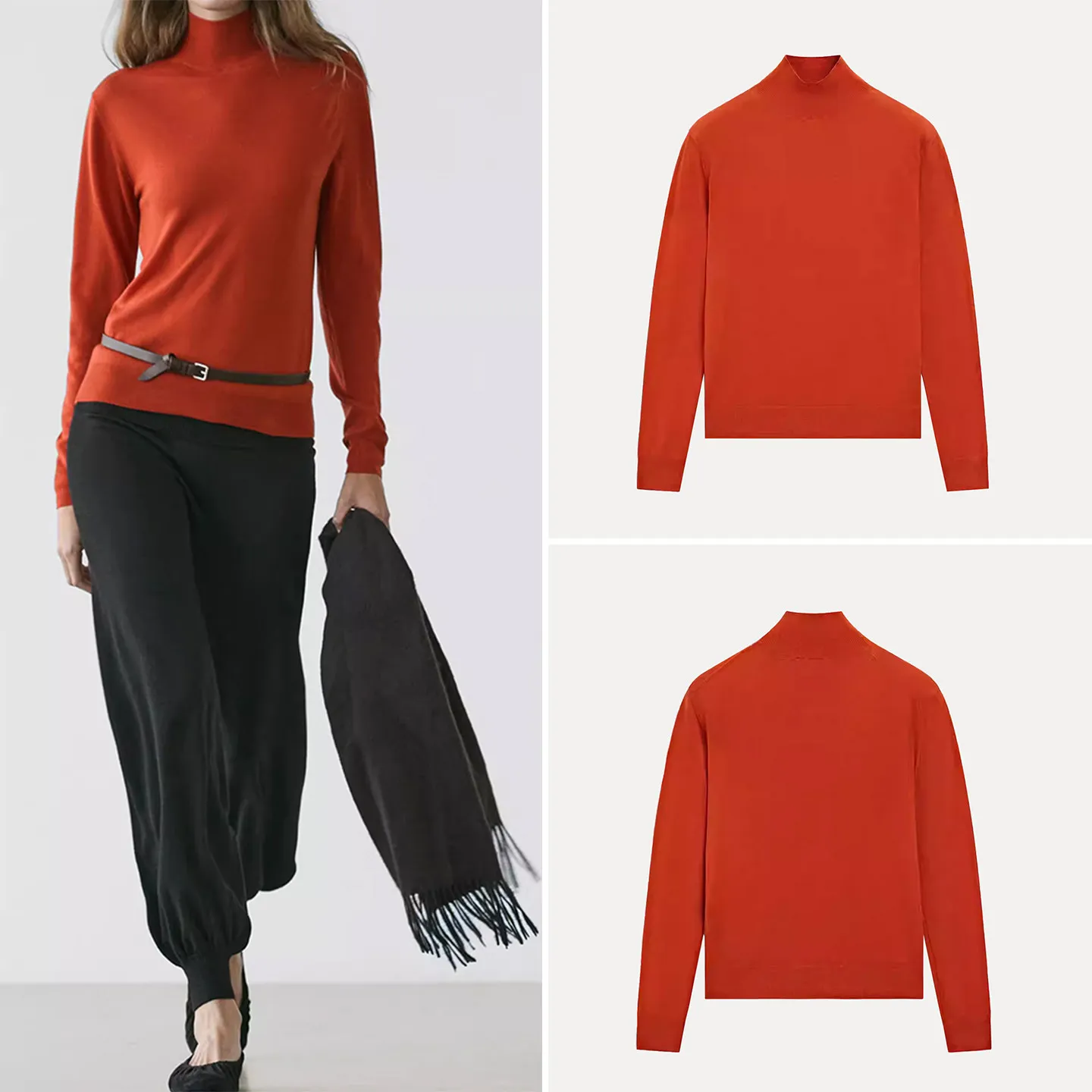 Зима 2025 г. Женский длинный вязаный свитер с высоким воротником Z Commute Sle Slim Fit Повседневная одежда Цветной женский топ
Зима 2025 г. Женский длинный вязаный свитер с высоким воротником Z Commute Sle Slim Fit Повседневная одежда Цветной женский топ