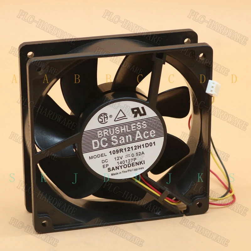 Новый вентилятор охлаждения M 109R1212H1D01 12V 0.52A для SANYO San Ace120
Новый вентилятор охлаждения M 109R1212H1D01 12V 0.52A для SANYO San Ace120