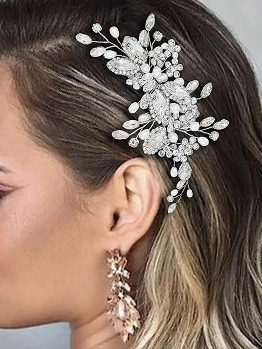 Crystal Pearl Bridal Hair Comb For Women Wedding Accessory
Crystal Pearl Bridal Hair Comb For Women Wedding Accessory