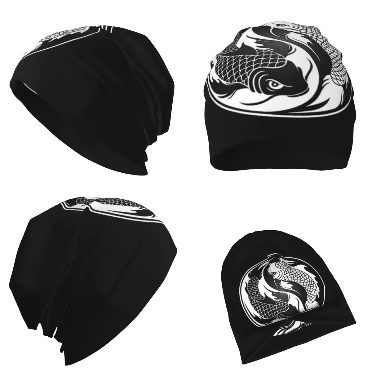 Black And White Yin Yang Koi Fish Warm Knitted Cap Hip Hop Bonnet Hat Autumn Winter Outdoor Beanies Hats for Unisex Adult
Black And White Yin Yang Koi Fish Warm Knitted Cap Hip Hop Bonnet Hat Autumn Winter Outdoor Beanies Hats for Unisex Adult