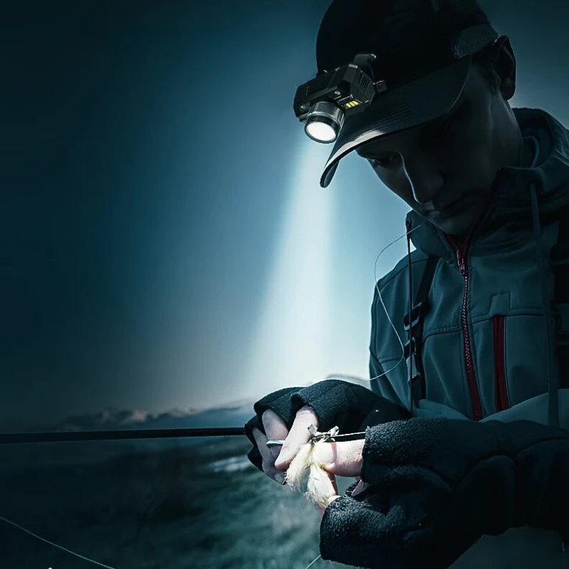 Fishing Headlight Hands-free Lightweight Headlight with Motion Sensor Head-mounted LED Long Battery Life and IPX6 Waterproof
Fishing Headlight Hands-free Lightweight Headlight with Motion Sensor Head-mounted LED Long Battery Life and IPX6 Waterproof