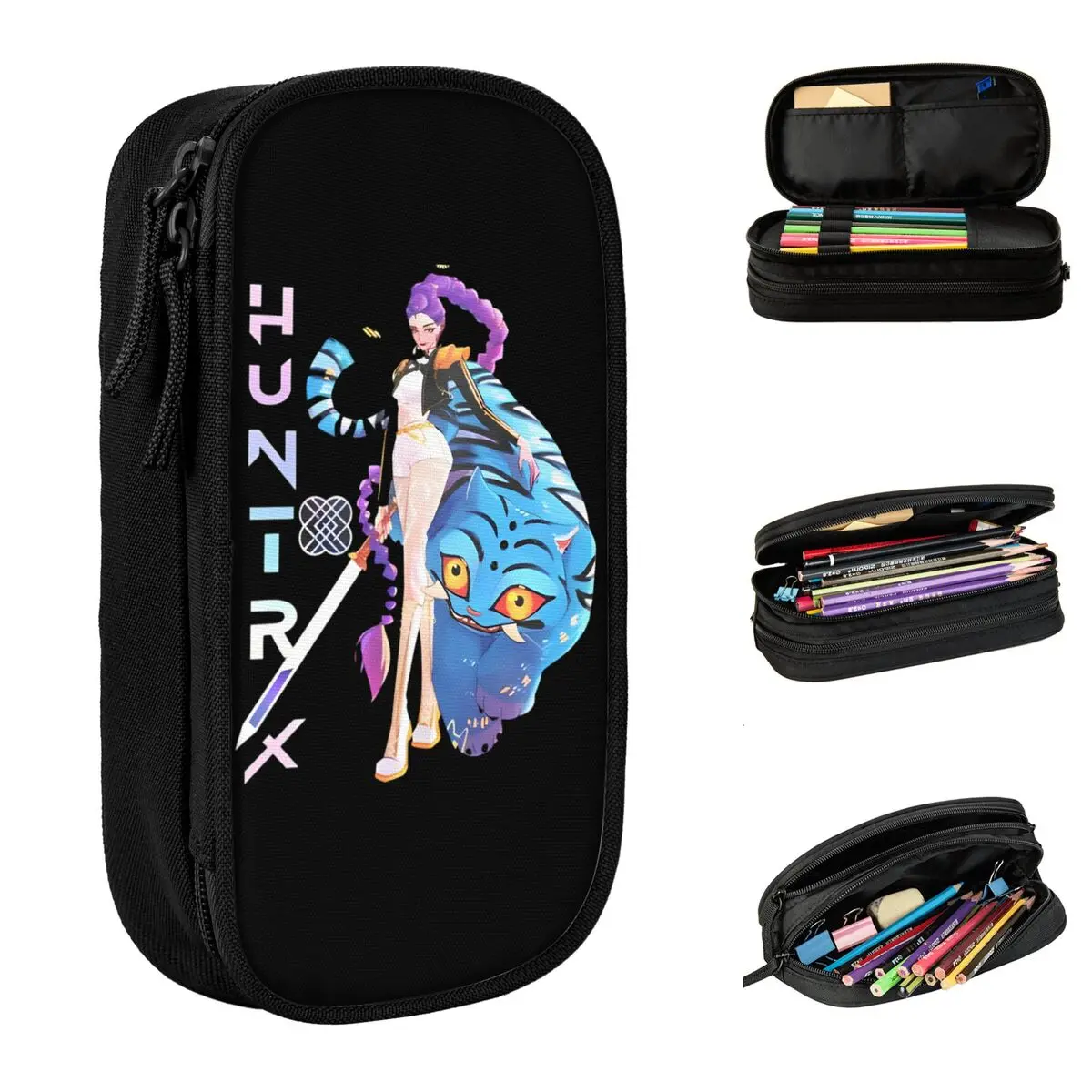 Huntrix Kpop Demon Hunters Pencil Case School Pencil Cases Double Layer Kids Lovely University Pen Box School Stationery
Huntrix Kpop Demon Hunters Pencil Case School Pencil Cases Double Layer Kids Lovely University Pen Box School Stationery