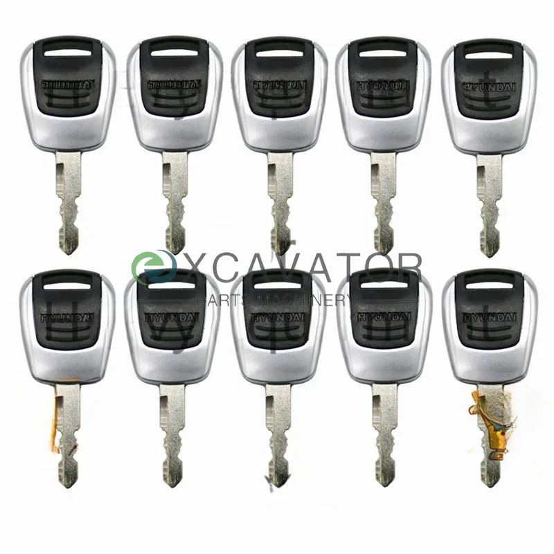 10pcs For Hyundai Excavator Heavy Equipment Ignition Key - New Style 21Q4-00090 many newer -9 series equipment models
10pcs For Hyundai Excavator Heavy Equipment Ignition Key - New Style 21Q4-00090 many newer -9 series equipment models