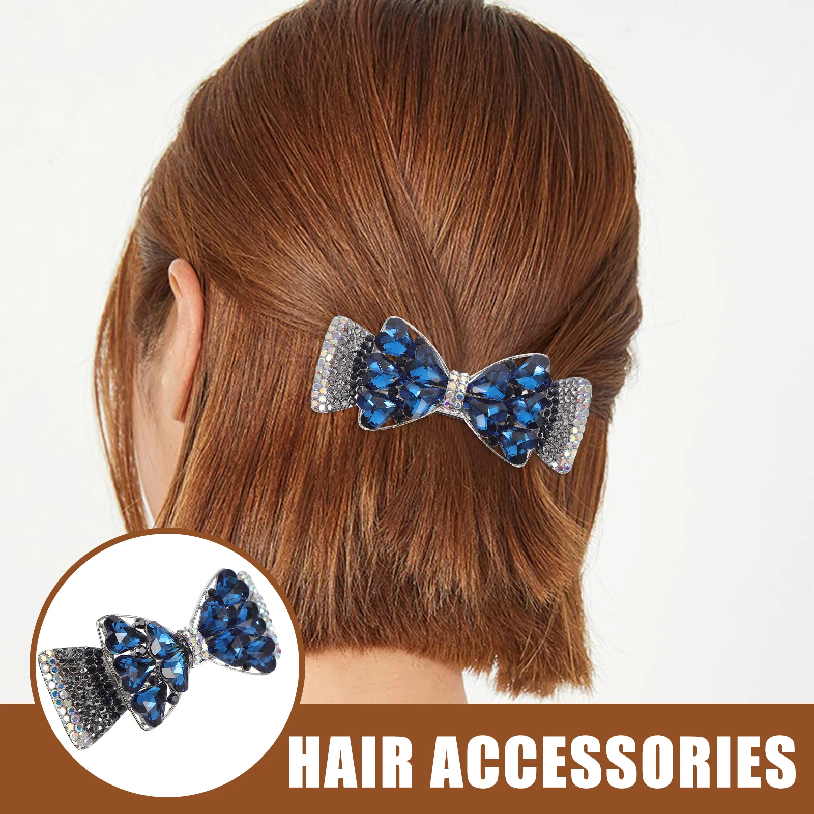 Заколка для волос со стразами и бантом, пружинная заколка для женщин, свадебные подружки невесты, официальные аксессуары для волос, заколки со стразами
Заколка для волос со стразами и бантом, пружинная заколка для женщин, свадебные подружки невесты, официальные аксессуары для волос, заколки со стразами