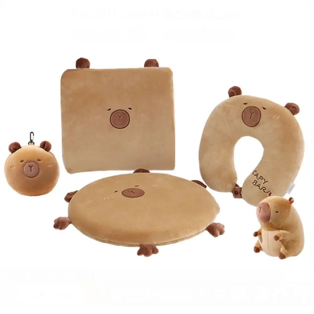 Портативная U-образная подушка с рисунком капибары 2 в 1, дорожная подушка для поддержки шеи, мягкая подушка для маски для глаз, подушки для офисного стула
Портативная U-образная подушка с рисунком капибары 2 в 1, дорожная подушка для поддержки шеи, мягкая подушка для маски для глаз, подушки для офисного стула