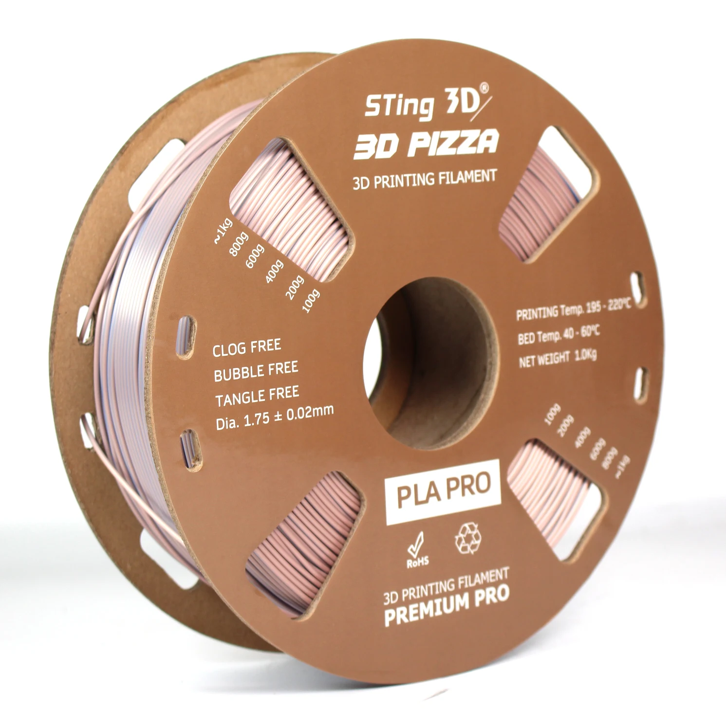 Sting3d Silk Dual color PLA 330m 1KG Beautiful Silk Luster PLA Filament FDM 3D Printing Material
Sting3d Silk Dual color PLA 330m 1KG Beautiful Silk Luster PLA Filament FDM 3D Printing Material