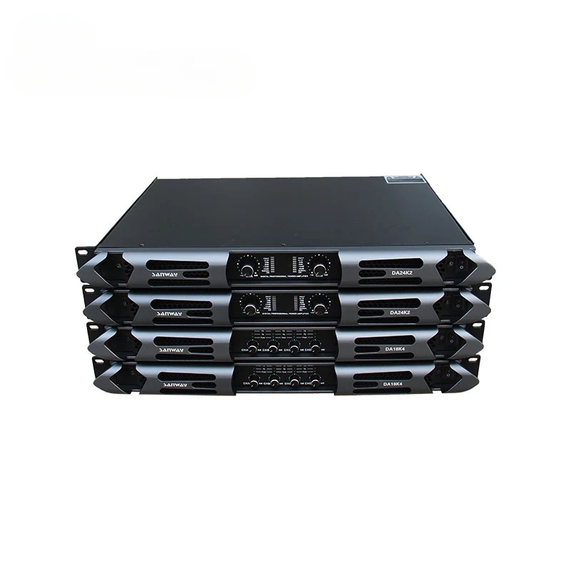 DA24K2 2CH 12600W Class D 1U профессиональный усилитель звукового оборудования
DA24K2 2CH 12600W Class D 1U профессиональный усилитель звукового оборудования