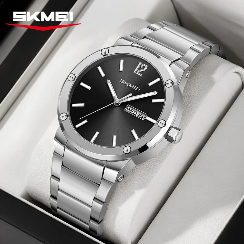 9400 Quartz Man Watches 30M Water Resistant Men’s Luxury Wristwatch Dual Calendar Display Clock for Daily Wear Timekeeping
9400 Quartz Man Watches 30M Water Resistant Men’s Luxury Wristwatch Dual Calendar Display Clock for Daily Wear Timekeeping