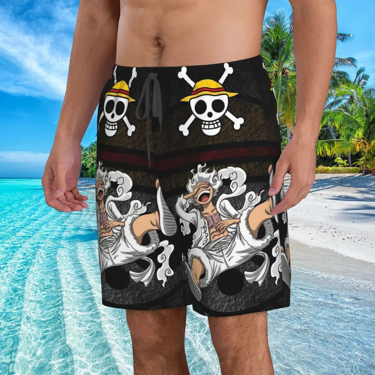 One Piece Luffy Gear 5 Shorts Summer Men's Swimwear Monkey D Luffy Skull Logo New Male Beachwear
One Piece Luffy Gear 5 Shorts Summer Men's Swimwear Monkey D Luffy Skull Logo New Male Beachwear