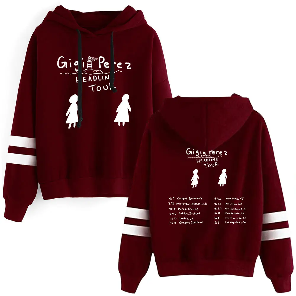 Gigi Perez Merch Headline Tour 2025 hooded Long Sleeve Pocketless Sweatshirt Men Women novelty Pullover
Gigi Perez Merch Headline Tour 2025 hooded Long Sleeve Pocketless Sweatshirt Men Women novelty Pullover