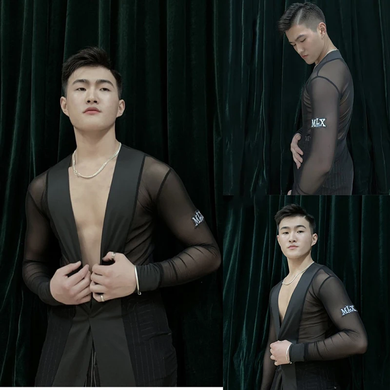 2024, мужские костюмы для латинских танцев, бархатные мягкие сетчатые рубашки с v-образным вырезом, чача, самба, танго, костюмы для латинских танцев DQS9011
2024, мужские костюмы для латинских танцев, бархатные мягкие сетчатые рубашки с v-образным вырезом, чача, самба, танго, костюмы для латинских танцев DQS9011