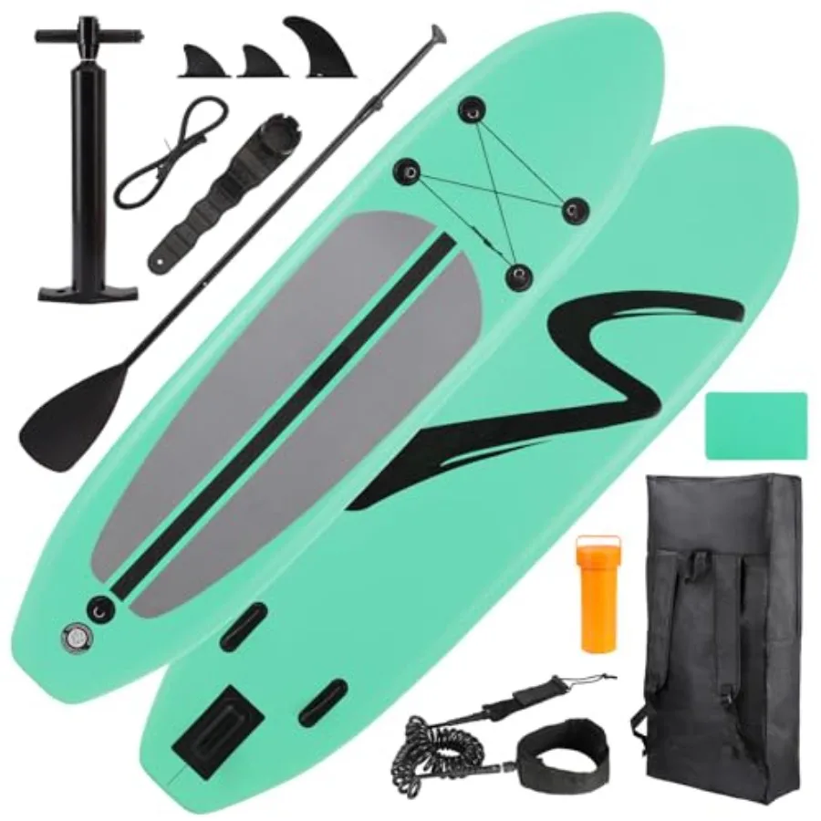 12FT Inflatable Stand Up Paddle Board for outdoor water sports PVC material blue-gray color ultra-stable 3-fin design and 400LB
12FT Inflatable Stand Up Paddle Board for outdoor water sports PVC material blue-gray color ultra-stable 3-fin design and 400LB