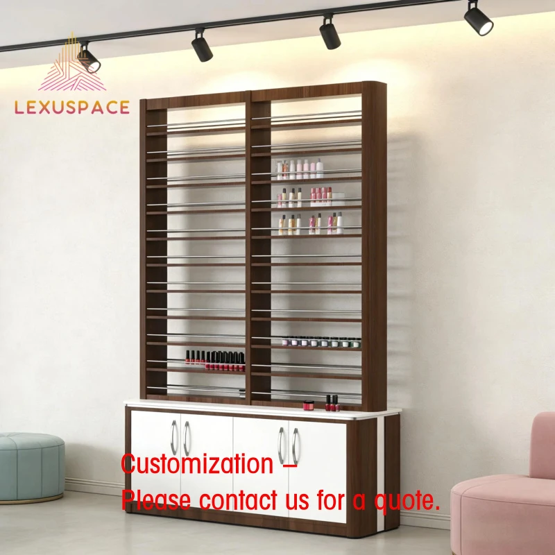 custom.2026 High End Beauty Shop Salon Furniture Wooden Storage Nail Polish Display Modern Cosmetic Display Cabinet Sal
custom.2026 High End Beauty Shop Salon Furniture Wooden Storage Nail Polish Display Modern Cosmetic Display Cabinet Sal