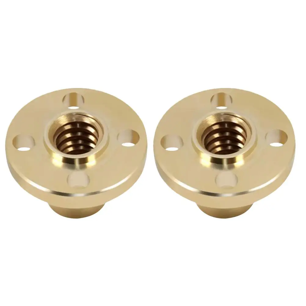 2Pcs Trapezoidal Nuts 3D Printer Lead Screw Accessories Brass Material Long Lasting 3D Printing Parts
2Pcs Trapezoidal Nuts 3D Printer Lead Screw Accessories Brass Material Long Lasting 3D Printing Parts