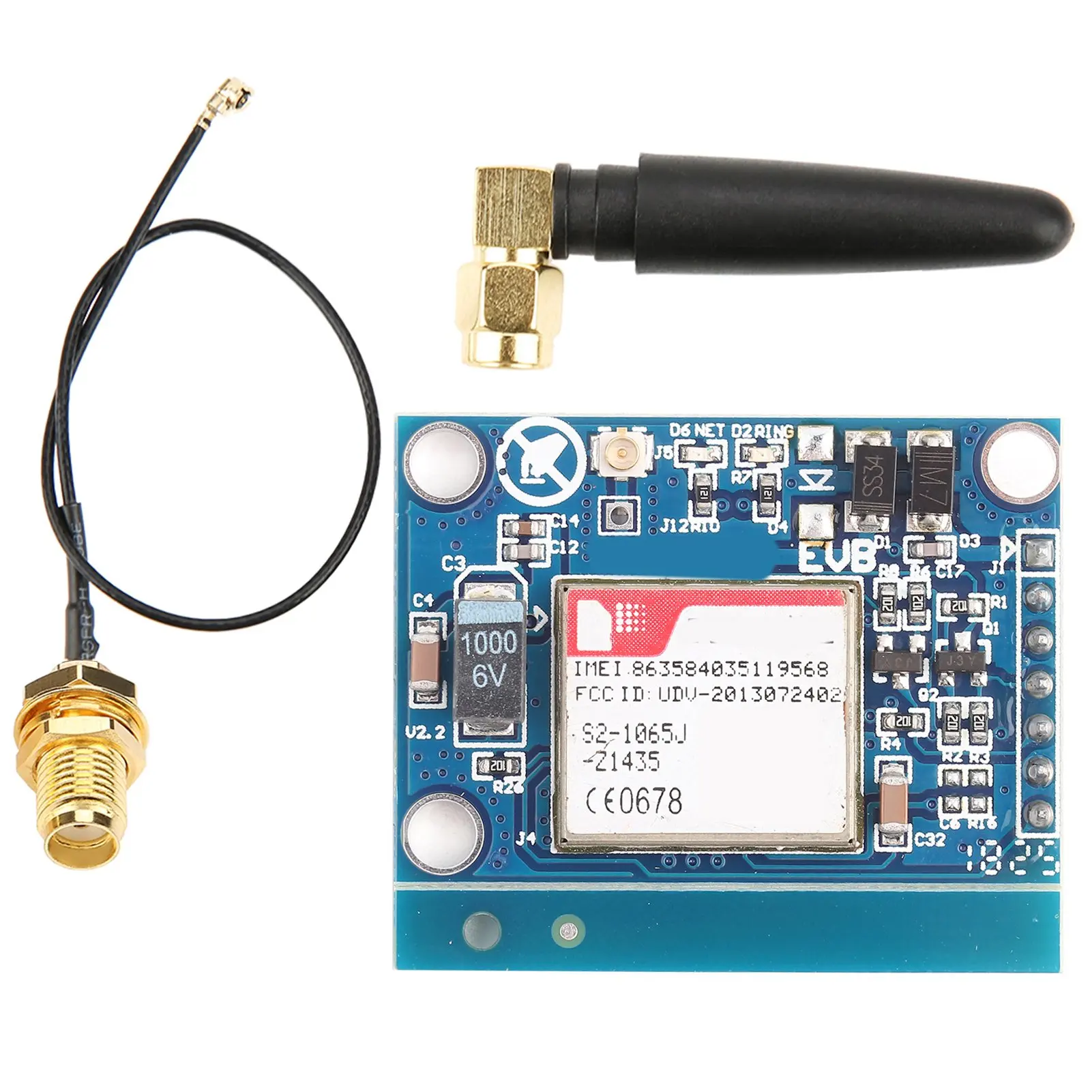 Module GSM GPRS SMS with Antenna
Module GSM GPRS SMS with Antenna