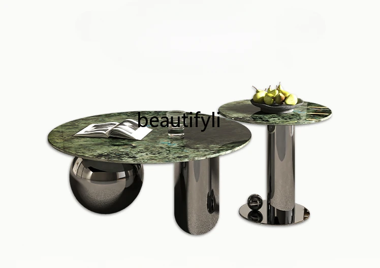 Marble Coffee Table Living Room Home Light Luxury Modern Minimalist round Italian Minimalist
Marble Coffee Table Living Room Home Light Luxury Modern Minimalist round Italian Minimalist