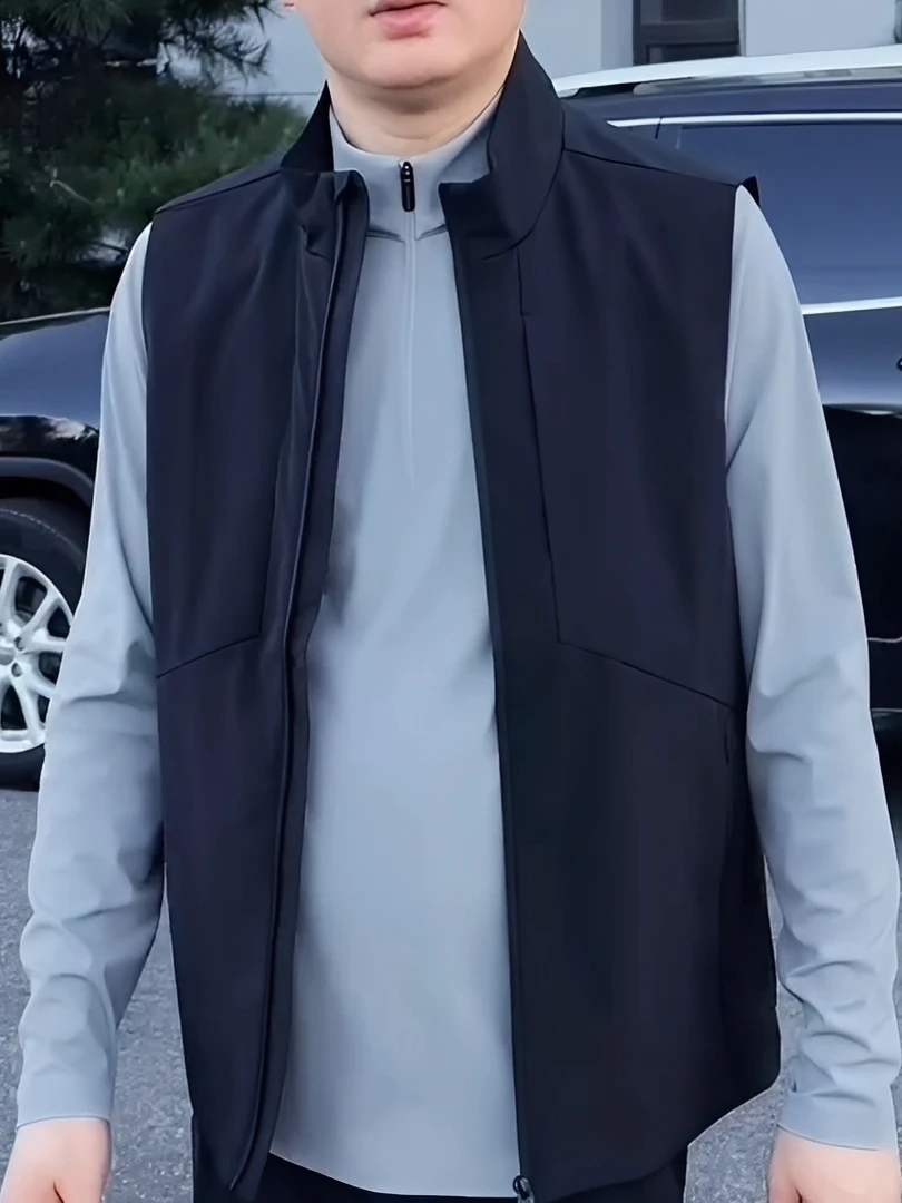 Men's Casual Stand Collar Vest Comfortable Slim Fit Faionable Korean Sle Autumn New Arrival Busin Casual Polyester Fiber
Men's Casual Stand Collar Vest Comfortable Slim Fit Faionable Korean Sle Autumn New Arrival Busin Casual Polyester Fiber