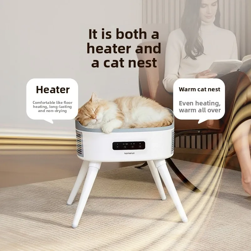 2-in-1 Pet Heater & Cat Bed, Safe Warm Air Fan for Indoor Cats, All Season Use
2-in-1 Pet Heater & Cat Bed, Safe Warm Air Fan for Indoor Cats, All Season Use