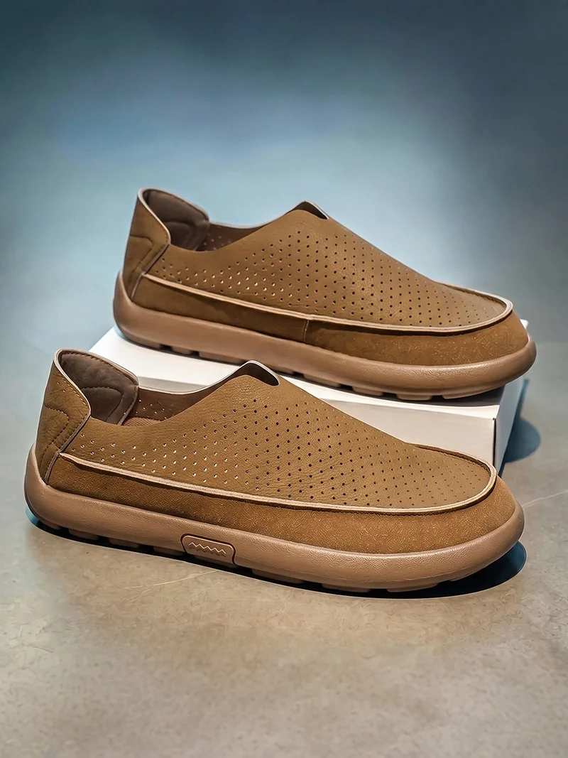 Men's Summer Breathable Mesh Slip-On Loafers Lightweight Soft Bottom Casual Shoes Fashionable Low-Top Sneakers for Men
Men's Summer Breathable Mesh Slip-On Loafers Lightweight Soft Bottom Casual Shoes Fashionable Low-Top Sneakers for Men