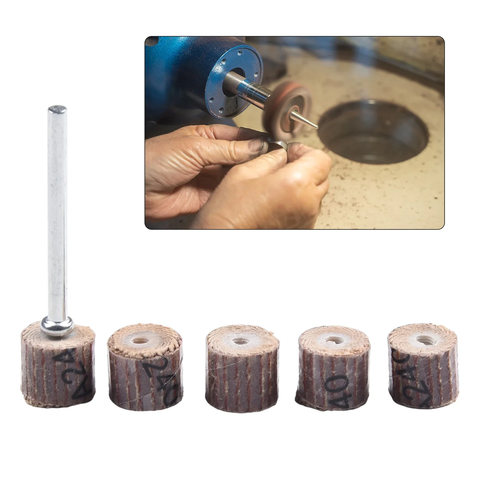 10pcs 240-Grit Sanding Flap Disc Grinding Sanding Flap Wheel Woodworking Grinding Polishing Tool Brush Sand Rotary Tool 10x8x3mm
10pcs 240-Grit Sanding Flap Disc Grinding Sanding Flap Wheel Woodworking Grinding Polishing Tool Brush Sand Rotary Tool 10x8x3mm