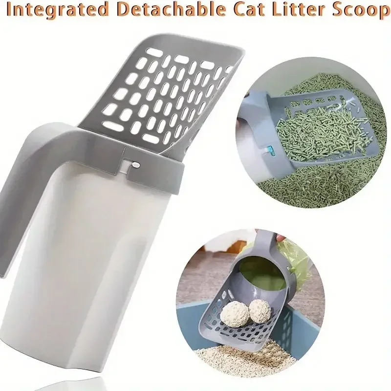 Large Capacity Cat Scooper Portable Litter Shovel Cat Litter Scooper with Holder Cat Litter Shovel with Waste Can and Refill
Large Capacity Cat Scooper Portable Litter Shovel Cat Litter Scooper with Holder Cat Litter Shovel with Waste Can and Refill