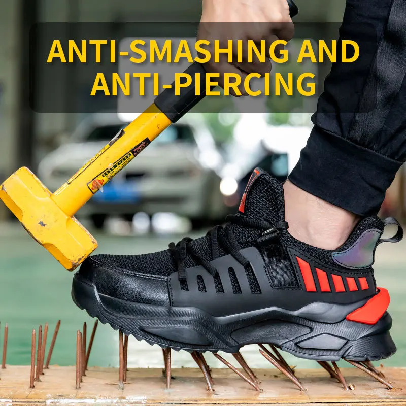 Big Size 36-48 Men Safety Work Boots Outdoor Hiking Shoes Women Sneakers Anti-smash Puncture Resistant Steel Toe Cap Shoes
Big Size 36-48 Men Safety Work Boots Outdoor Hiking Shoes Women Sneakers Anti-smash Puncture Resistant Steel Toe Cap Shoes