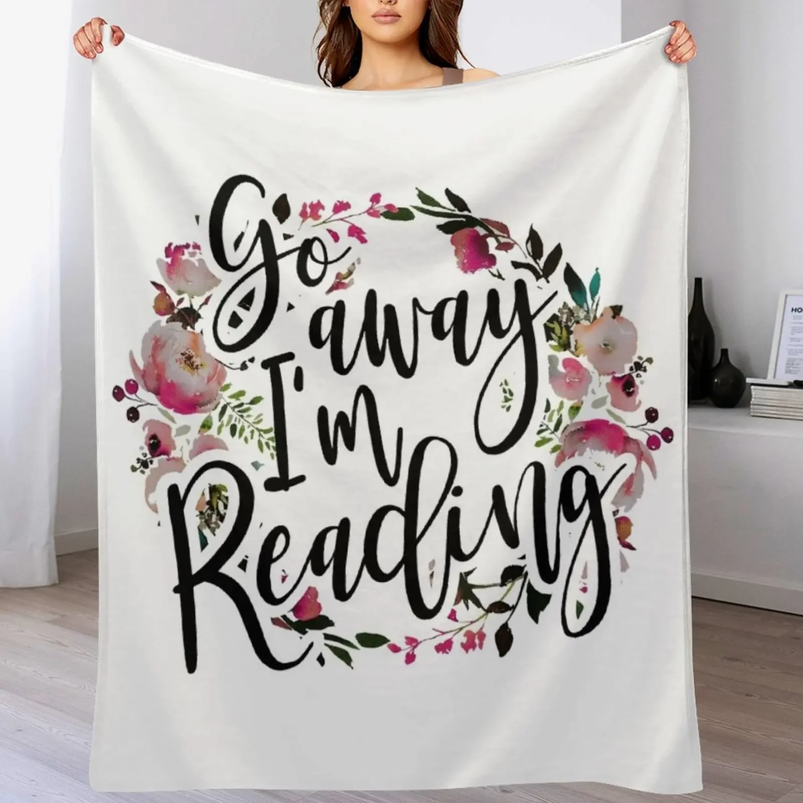 Go Away Im Reading Throw Blanket Travel Size Cozy Blanket for Plane Train
Go Away Im Reading Throw Blanket Travel Size Cozy Blanket for Plane Train