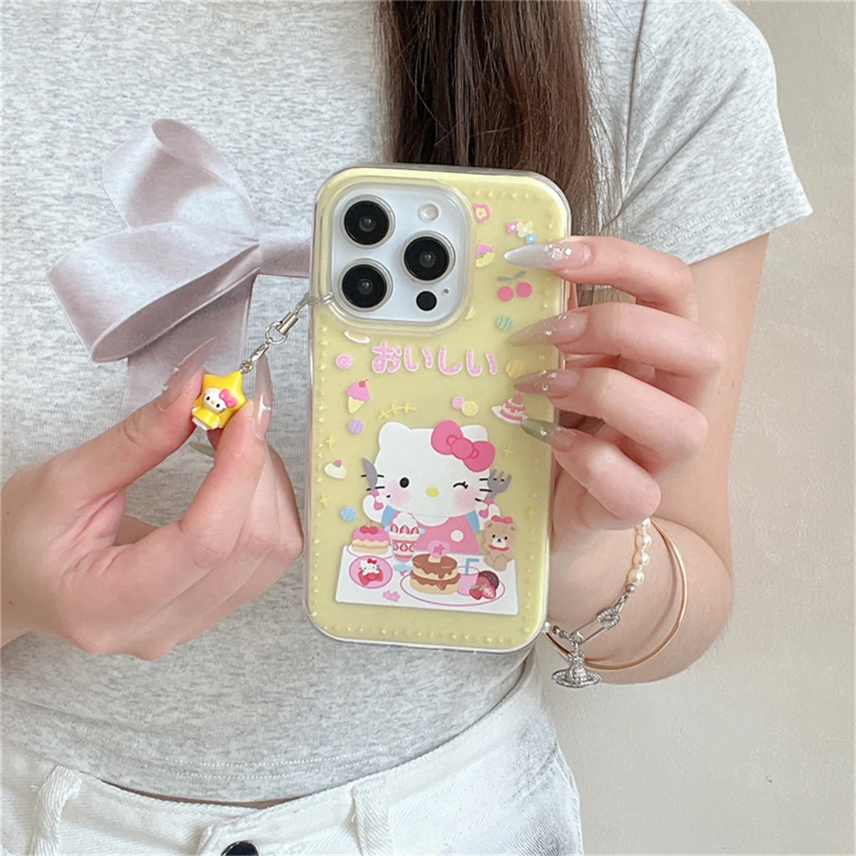 Cartoon cute cat cake car pendant Phone Case For iPhone 16 15 14 13 Pro Max fundas iphone 15 case Protective cover 16 16pro
Cartoon cute cat cake car pendant Phone Case For iPhone 16 15 14 13 Pro Max fundas iphone 15 case Protective cover 16 16pro