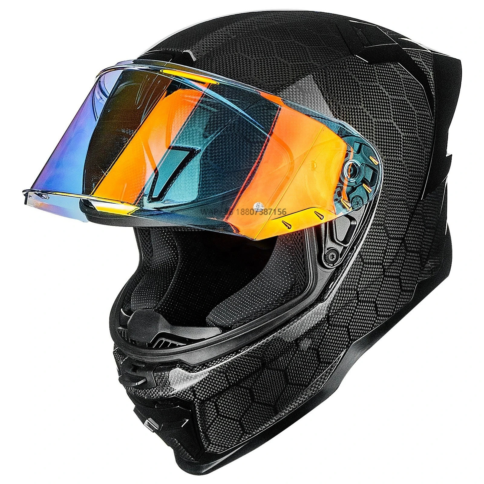 Полнолицевые мотоциклетные шлемы из карбона, гоночный шлем для взрослых, DOT ECE, Cascos Para Motos MF577P (Forged Carbon, L)
Полнолицевые мотоциклетные шлемы из карбона, гоночный шлем для взрослых, DOT ECE, Cascos Para Motos MF577P (Forged Carbon, L)