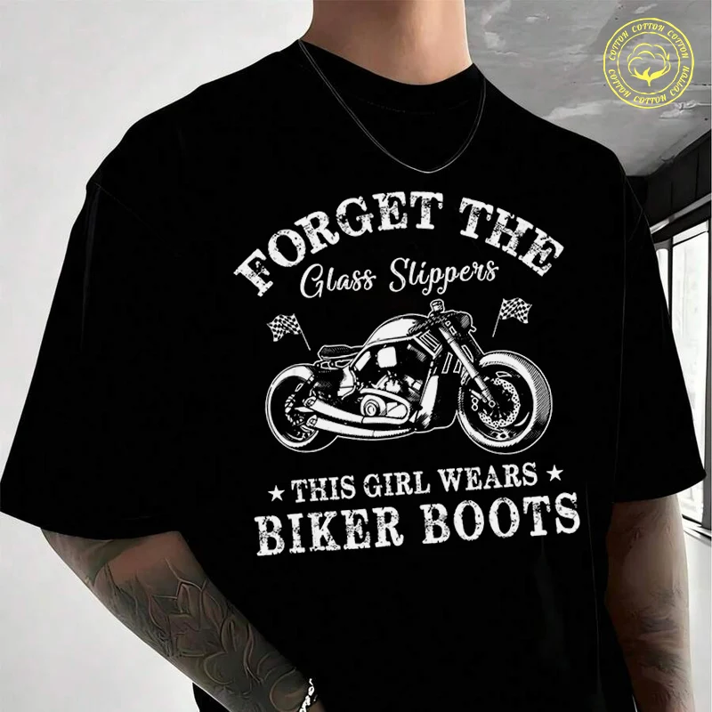 Ladies Forget Glass Motorcycle Men's T Shirt Moto Casual High Quality Cotton Round Neck Short Sleeved T-shirt
Ladies Forget Glass Motorcycle Men's T Shirt Moto Casual High Quality Cotton Round Neck Short Sleeved T-shirt