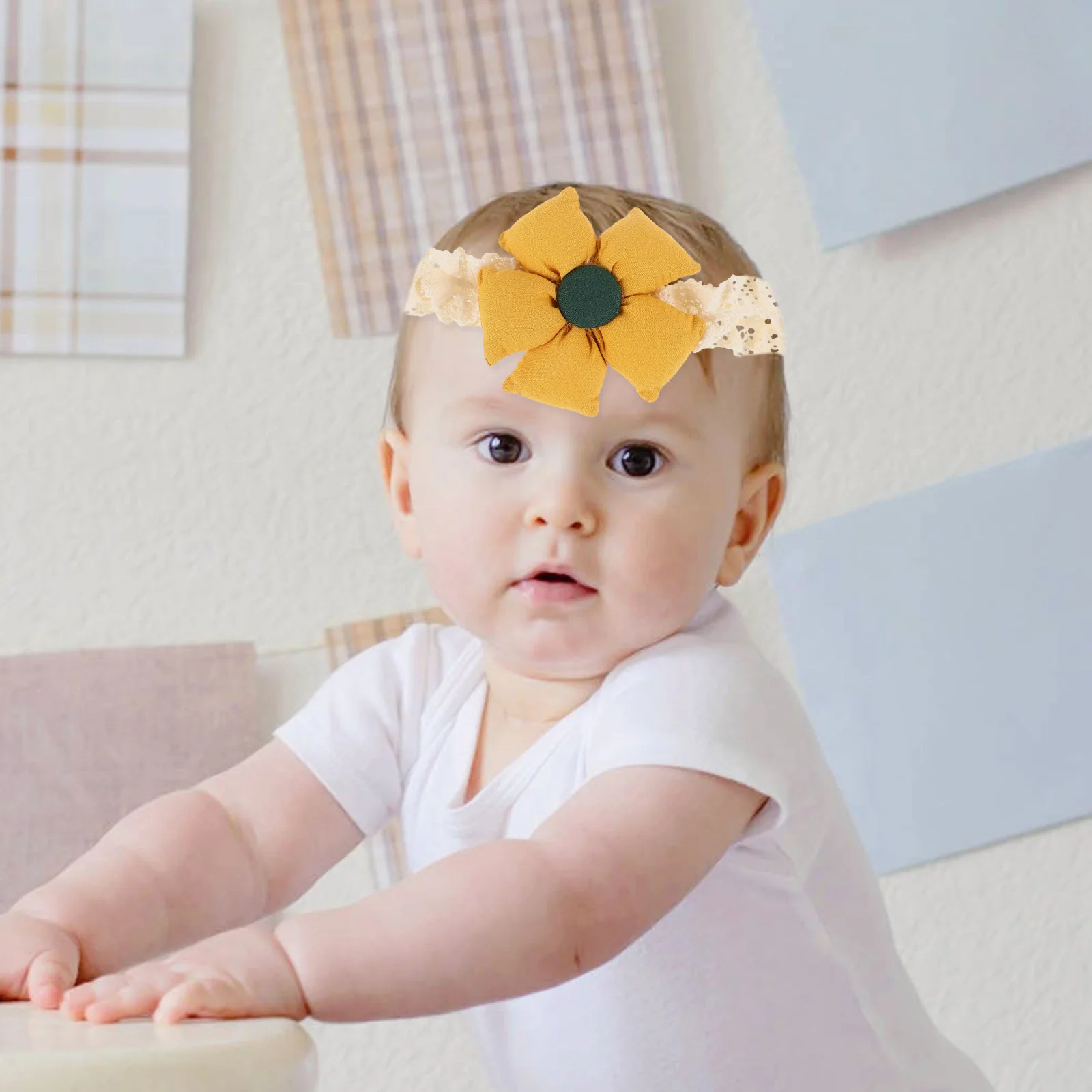 Baby Floral Headband Yellow Five-Petal Flower Design Soft Elastic Hair Band for Newborns Infants Girls Princess Style Party
Baby Floral Headband Yellow Five-Petal Flower Design Soft Elastic Hair Band for Newborns Infants Girls Princess Style Party