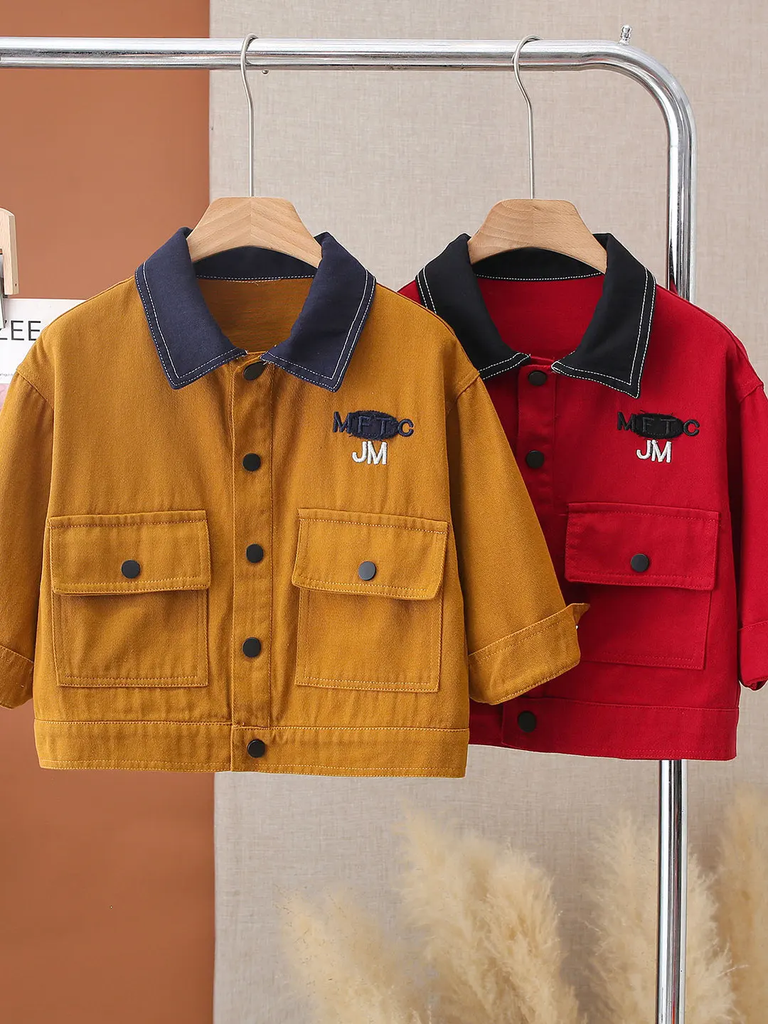 Baby Boy Baseball Jaet Cotton Cloth Spring Autumn Kids Clothing Stand Fit Long Sve Cartoon Sle ort Length Jaet
Baby Boy Baseball Jaet Cotton Cloth Spring Autumn Kids Clothing Stand Fit Long Sve Cartoon Sle ort Length Jaet