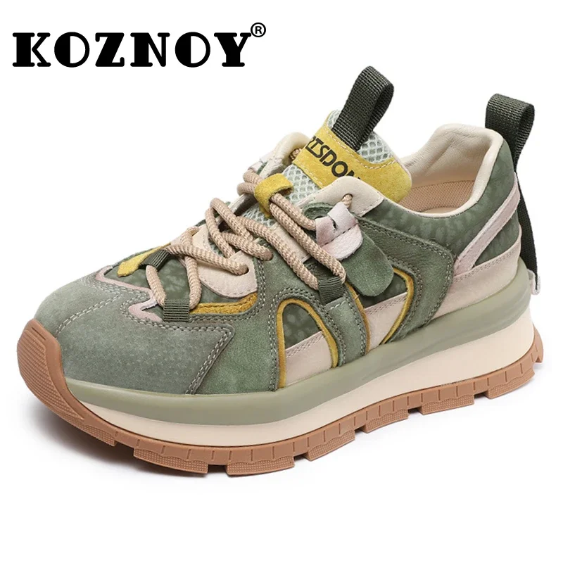Koznoy 5cm Genuine Genuine Leather Pigskin Ankle Boots Loafer Chunky Sneaker Women Autumn Vulcanize Comfy Summer Spring Shoes
Koznoy 5cm Genuine Genuine Leather Pigskin Ankle Boots Loafer Chunky Sneaker Women Autumn Vulcanize Comfy Summer Spring Shoes