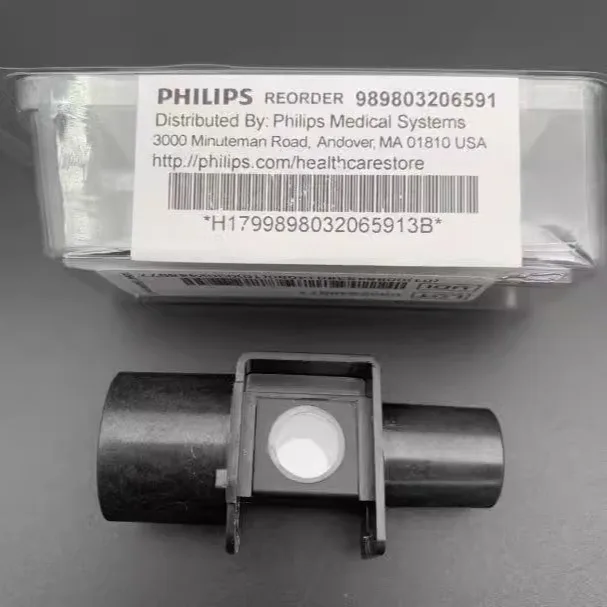 Reusable Mainstream CO2 Airway Adapter (Black) for Philips Capnography - Adult EtCO2 Sensor Compatible with OEM Specifications
Reusable Mainstream CO2 Airway Adapter (Black) for Philips Capnography - Adult EtCO2 Sensor Compatible with OEM Specifications