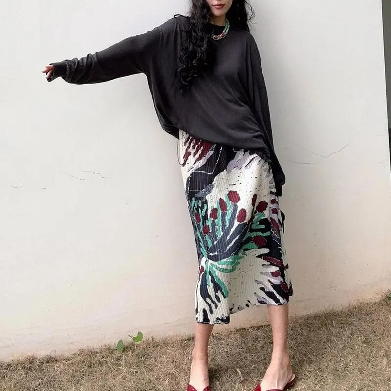 Summer Elegant Fashion Harajuku Slim Fit Women's Clothing Loose Sweat Casual All Match Pleated Skirt Printed High Waist Skirts
Summer Elegant Fashion Harajuku Slim Fit Women's Clothing Loose Sweat Casual All Match Pleated Skirt Printed High Waist Skirts