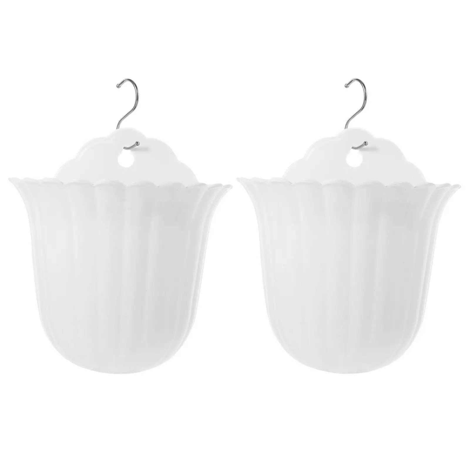 2Pcs Wall Planter Hanging Plastic with Hole for Succulents Cactus Herbs Flower Pot Garden Decor
2Pcs Wall Planter Hanging Plastic with Hole for Succulents Cactus Herbs Flower Pot Garden Decor