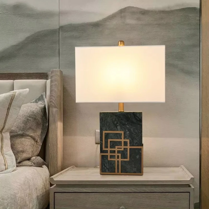 Simple creative luxury marble table lamp Modern engineering hotel club bedside table Living room table lamp
Simple creative luxury marble table lamp Modern engineering hotel club bedside table Living room table lamp
