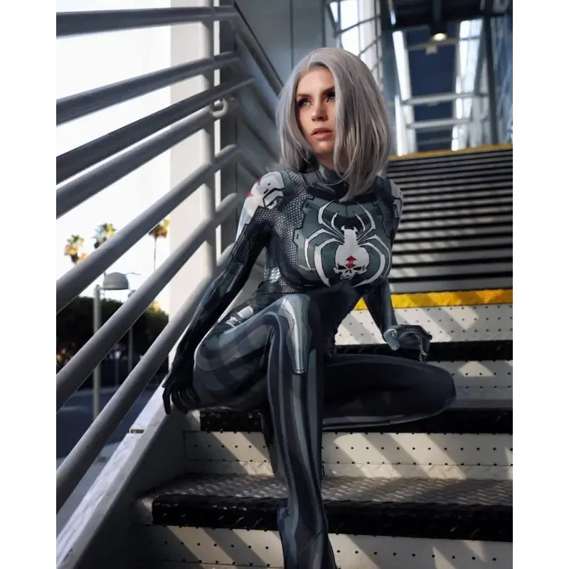 Halloween Black Jamie Black Widow Spidercosplay Costume Women Female Black Widow Girls Suit Zentai Superhero Bodysuit
Halloween Black Jamie Black Widow Spidercosplay Costume Women Female Black Widow Girls Suit Zentai Superhero Bodysuit