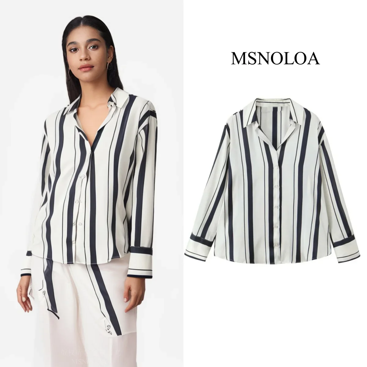 2025 Autumn New Product Women's Fashion and Leisure Versatile Collar Long Sleeve Silk Texture Hanging Shirt
2025 Autumn New Product Women's Fashion and Leisure Versatile Collar Long Sleeve Silk Texture Hanging Shirt