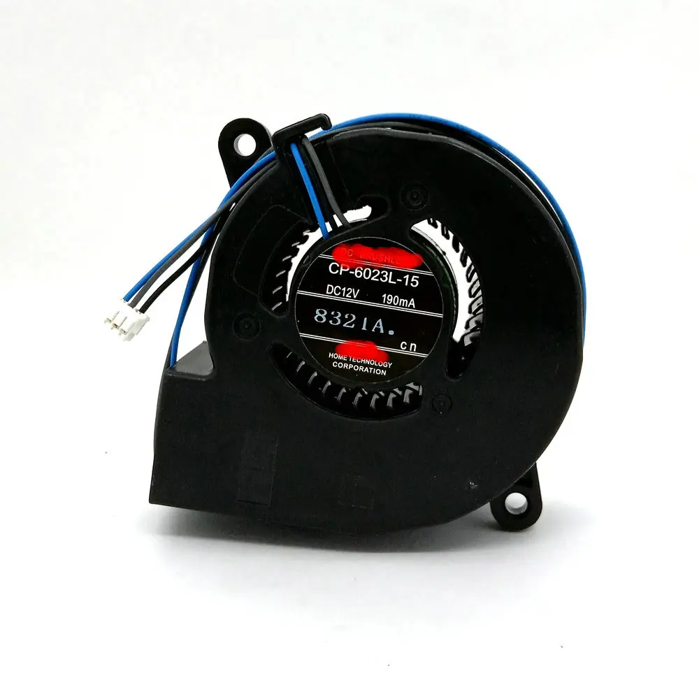 Новый оригинальный CP-6023L-15 DC12v 190mA 60x23MM для вентилятора проектора охлаждающий вентилятор
Новый оригинальный CP-6023L-15 DC12v 190mA 60x23MM для вентилятора проектора охлаждающий вентилятор