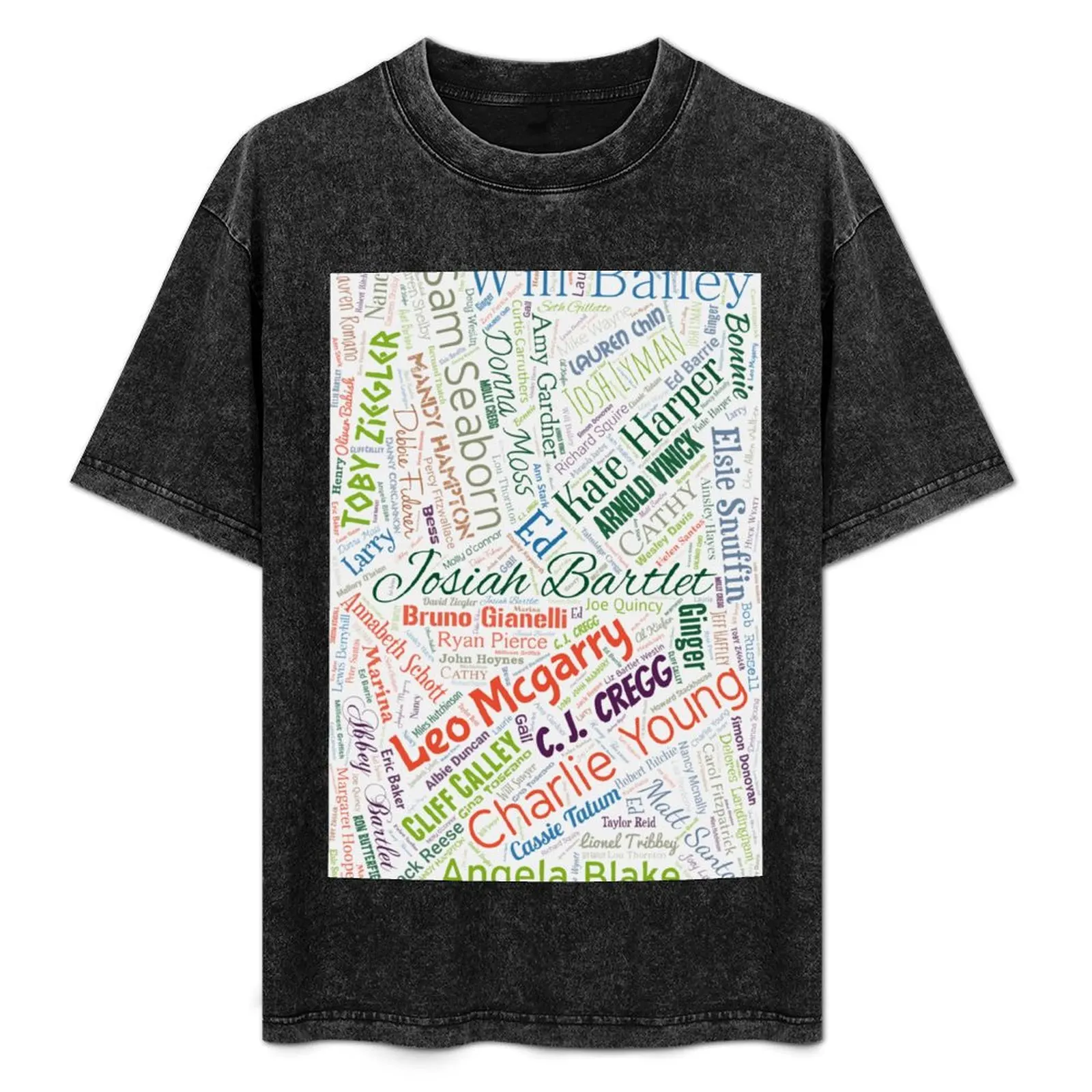 West Wing Characters T-Shirt Novelty Print Casual Tee Shirt
West Wing Characters T-Shirt Novelty Print Casual Tee Shirt