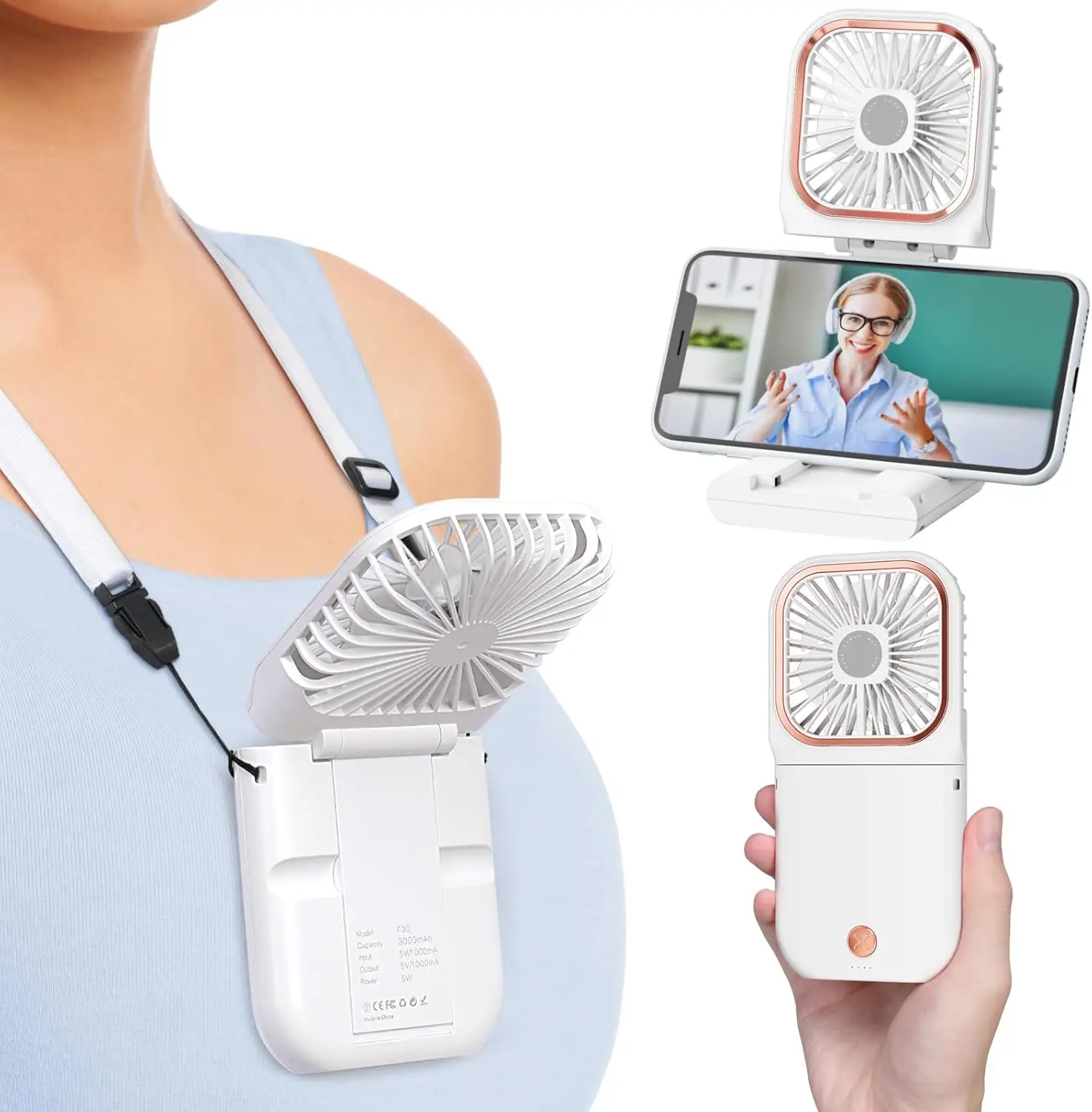 Portable Mini Handheld Fan - Personal Fan With Phone Holder 3 Speed Adjustable Small Pocket Fan For Summer Travel Outdoo
Portable Mini Handheld Fan - Personal Fan With Phone Holder 3 Speed Adjustable Small Pocket Fan For Summer Travel Outdoo