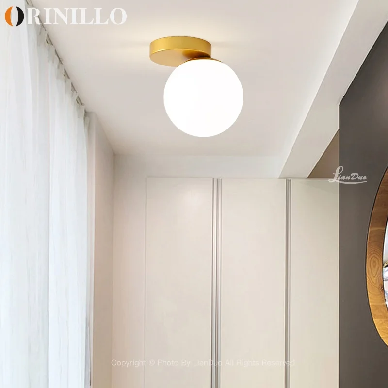 Современный минималистичный круглый стеклянный шар, потолочный светильник, скандинавское освещение гостиной, коридор, спальня, потолочный светильник, светодиодный светильник
Современный минималистичный круглый стеклянный шар, потолочный светильник, скандинавское освещение гостиной, коридор, спальня, потолочный светильник, светодиодный светильник