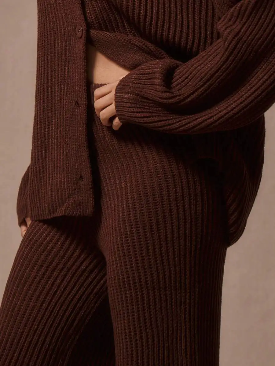 Wide Leg Chunky Knit Sweater Set Casual Y2K Style Autumn Winter Everyday
Wide Leg Chunky Knit Sweater Set Casual Y2K Style Autumn Winter Everyday
