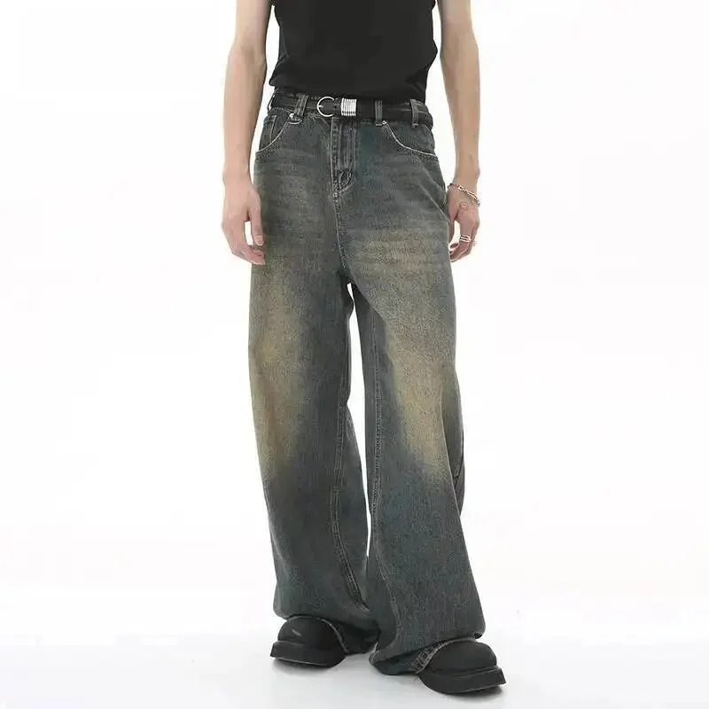 IEFB Summer Men's Denim Pants Old Blue Washed Male Jeans Str Neuter Non-deformable Summer Jeans Casual Drawstring Waist
IEFB Summer Men's Denim Pants Old Blue Washed Male Jeans Str Neuter Non-deformable Summer Jeans Casual Drawstring Waist
