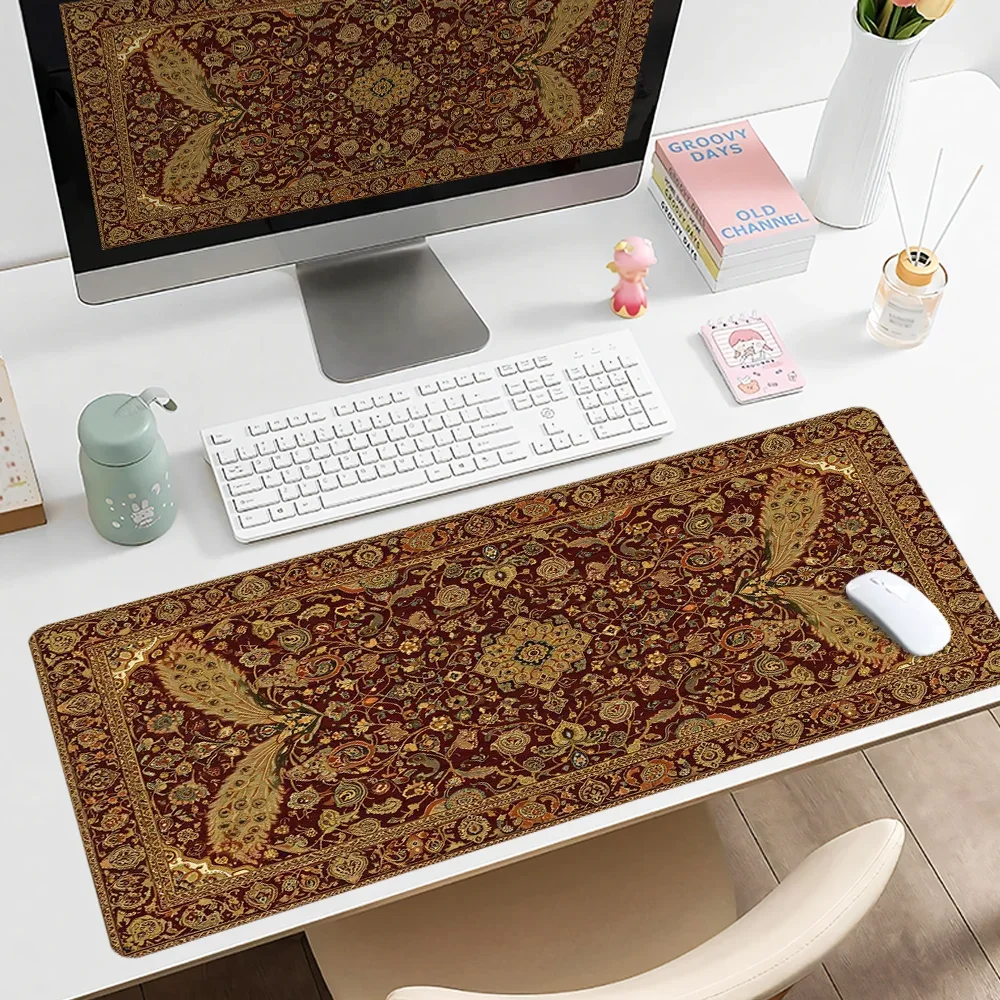 Vintage Boho Mouse Pad Art Large Desk Accessories Desk Pad Rubber Base with Stitched Edge Mousepad Non-Slip Deskpad for Office
Vintage Boho Mouse Pad Art Large Desk Accessories Desk Pad Rubber Base with Stitched Edge Mousepad Non-Slip Deskpad for Office